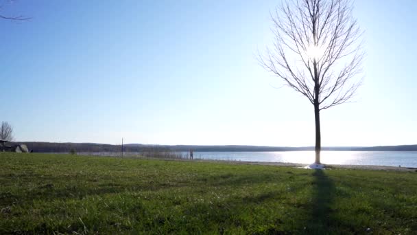 Pan Girato Nel Parco Nazionale Yamaska — Video Stock