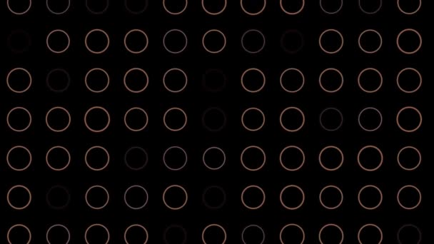 geometrický kruh povrch barevné obrazovky s černým pozadím