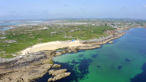 Strand Kilkieran Bay Ardmore Connemara County Galway Irland Juli 2021 — Stockvideo