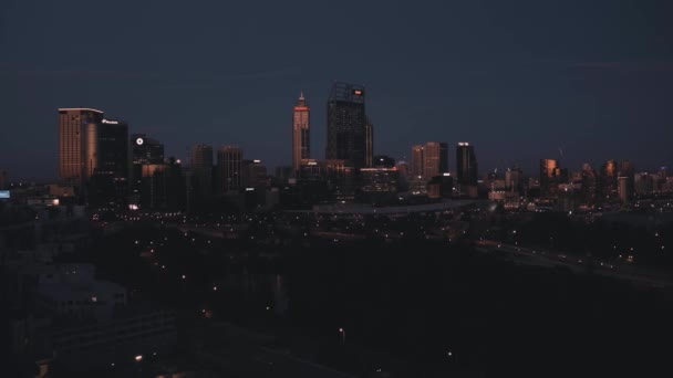 Avusturalya Perth City Night — Stok video