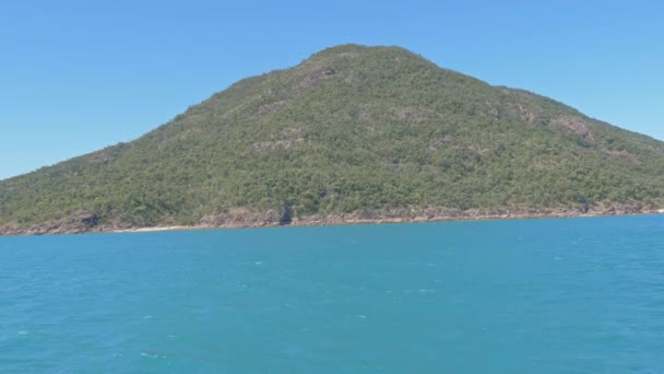 Picturesque View Burning Point Anchorage Shaw Island Lindeman Islands National — стокове відео