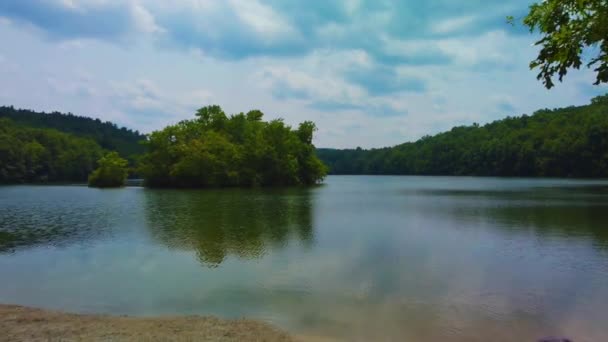 Bellissimo Drone Aereo Filmato Turtle Lake New York — Video Stock