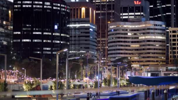 Australia Perth City Night — Video Stock