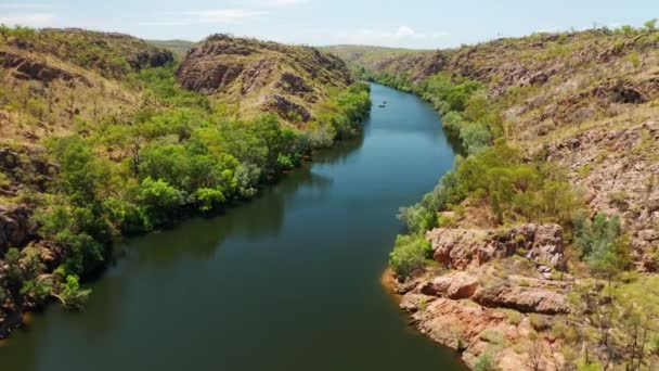 Long River Forest Valleys Litchfield National Park Northern Territory Australia — Vídeos de Stock