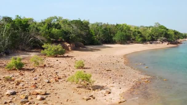 Tiempo Verano Costa Arenosa Playa East Point Suburb Darwin City — Vídeos de Stock