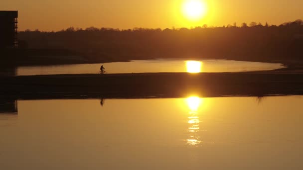 Veduta Aerea Del Parco Kaunas Confluence All Alba Lituania — Video Stock