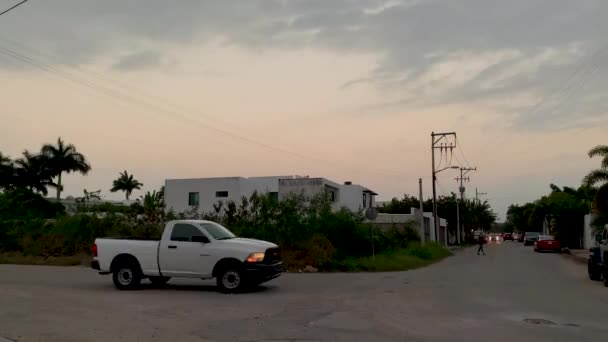 Zonsondergang Timelapse Merida Yucatan — Stockvideo