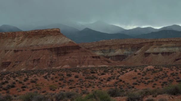 Mount Ellen Högsta Toppen Henry Mountain Ridges Garfield County Utah — Stockvideo
