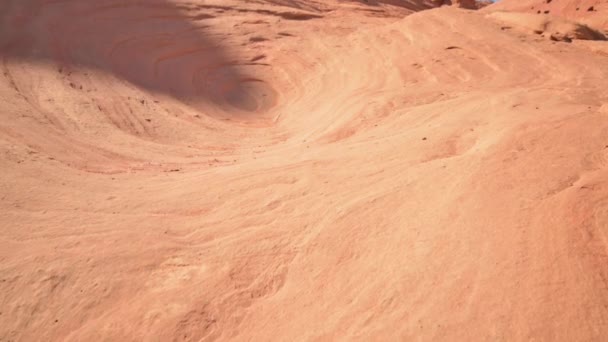 Red Sandstone Rock Formations Poblíž Leprechaun Canyon Utahu Spojené Státy — Stock video