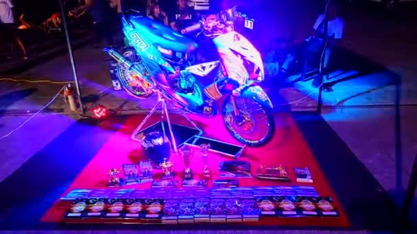 Pasig November Sepeda Motor Kustom Pada November 2018 Pameran Mobil — Stok Video