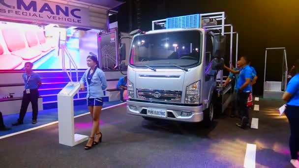 PASAY, PH - 27. října - Daewoo truck 27. října 2018 na Filipínské mezinárodní autosalonu ve World Trade Center Metro Manila, Pasay, Filipíny.