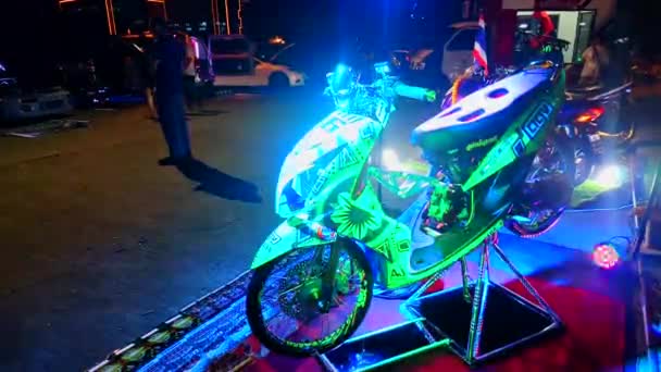 Pasig Novembro Motocicleta Personalizada Novembro 2018 Vapin Wheels Carro Show — Vídeo de Stock