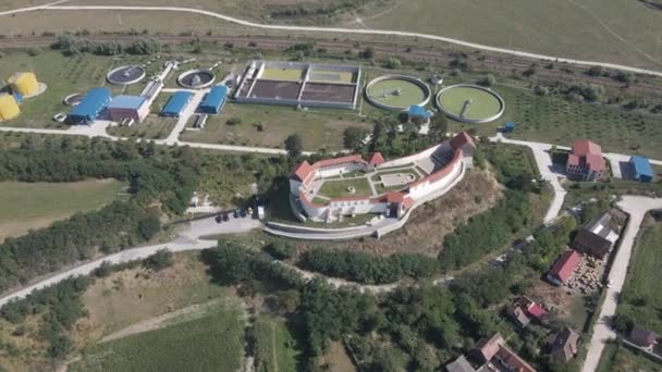 Citadela Feldioara Teutonská Pevnost Nejstarší Pevnost Brasově Rumunsko — Stock video