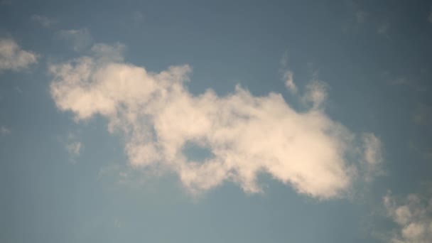 Una Hermosa Nube Cielo Cuando Sol Pone — Vídeos de Stock