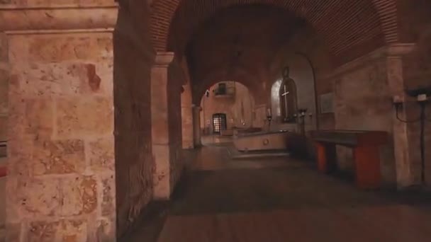Dominik Cumhuriyeti Ndeki Santo Domingo Pantheon Inanılmaz Bir Fpv Var — Stok video