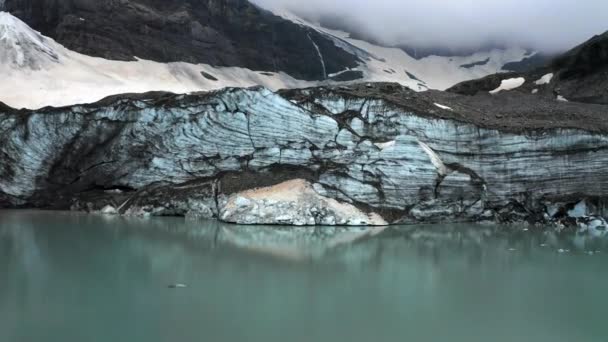 Griesslisee Lago Montanha Dia Nublado — Vídeo de Stock