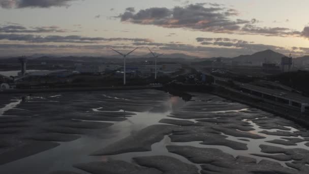 Uma Cidade Orientada Para Futuro Que Sonha Com Ambiente Ecológico — Vídeo de Stock