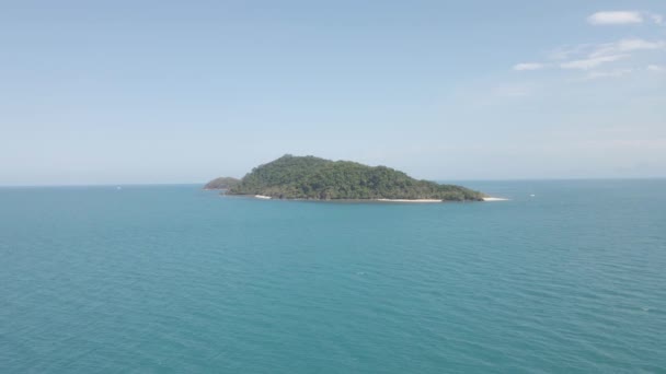 Famoso Ponto Turístico Ilha Snapper Mar Coral Qld Austrália Antena — Vídeo de Stock