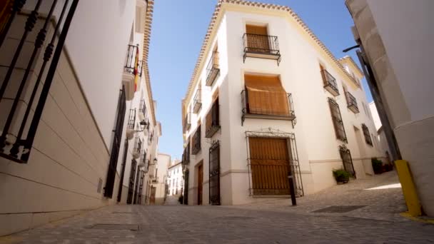 Rua Velez Rubio Almeria Espanha — Vídeo de Stock