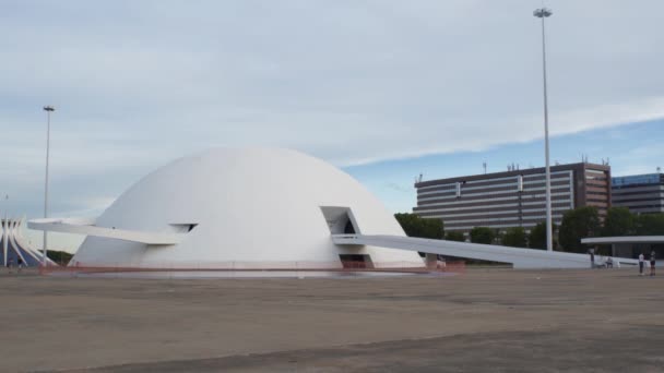 Μουσείο Της Δημοκρατίας Που Βρίσκεται Στην Esplanada Dos Ministrios Στον — Αρχείο Βίντεο