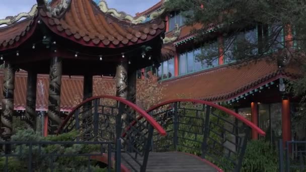 Doğu Temalı Bir Düğün Mekanı Olan Ekselans Muhteşem Manzarasını Pavilion — Stok video