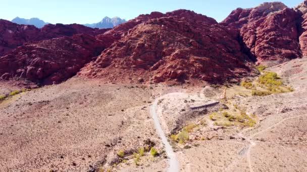 Nevada Vegas Red Rocks Drone — Videoclip de stoc