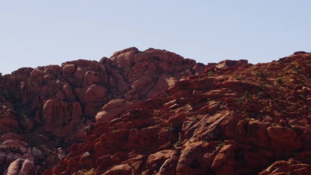 Large Red Rocks Nevada — Stock Video