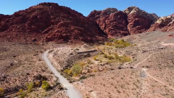 Dron Red Rocks Las Vegas — Stock video