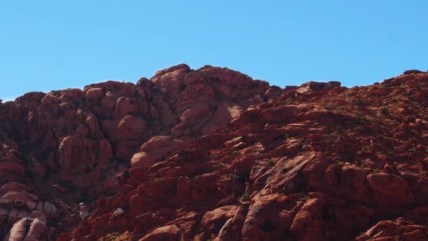 Nevada Daki Büyük Kızıl Kayalar — Stok video