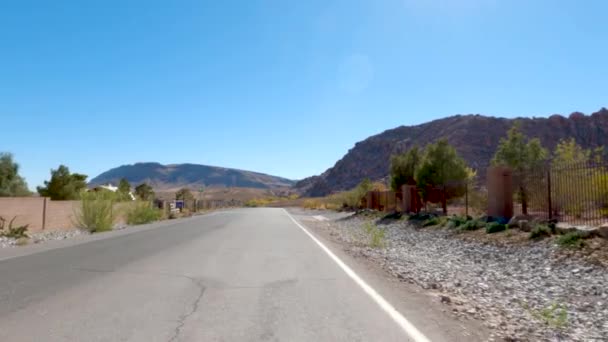 Estrada Para Montanhas Nevada — Vídeo de Stock