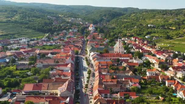 슬로바키아 브라티슬라바에서스 조지의 모습을 폭넓게 — 비디오