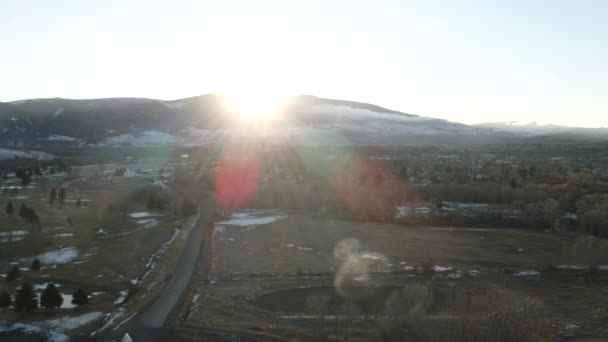 Majestätische Schönheit Der Livingston Absaroka Berge Montana — Stockvideo