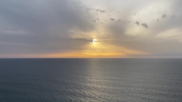 Una Splendida Vista Del Sole Cabo Roca — Video Stock