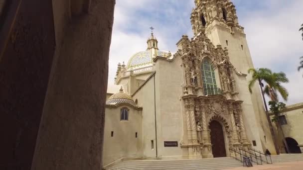 Museum Anthropology Venue California Tower Balboa Park San Diego Stati — Video Stock