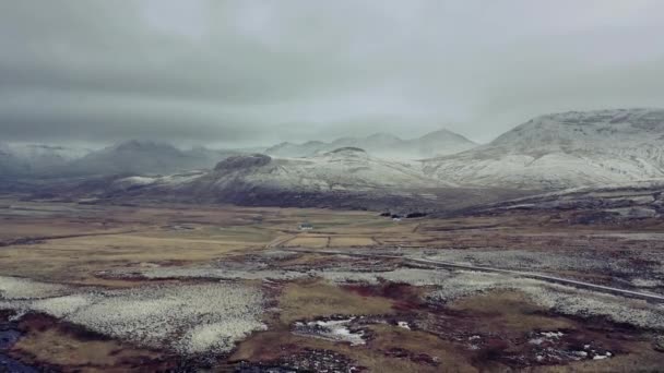 Une Scène Hivernale Islande — Video