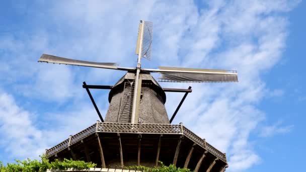 Potsdam Alemania Circa Agosto 2021 Molino Histórico Sanssouci Molino Viento — Vídeo de stock