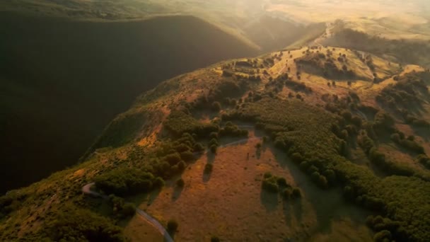 Scenic Sunset Majella National Park Κατά Διάρκεια Του Καλοκαιριού Στην — Αρχείο Βίντεο