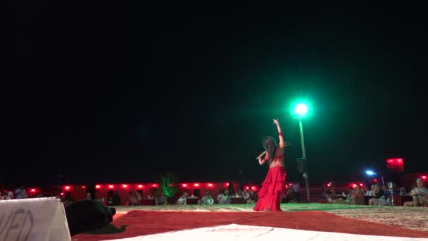 2011 Night Time Performance Belly Dance Performance Female Red Skirt — 비디오
