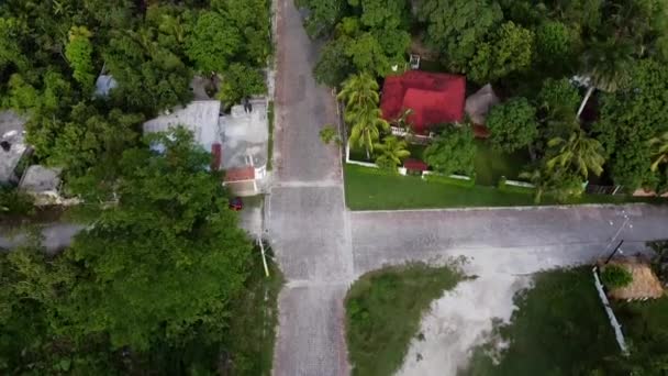 Vista Aérea Uma Cidade Selva — Vídeo de Stock