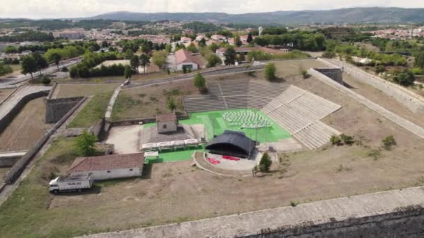 Sao Neutel Erőd Középkori Erőd Többcélú Létesítményként Chaves Portugália — Stock videók