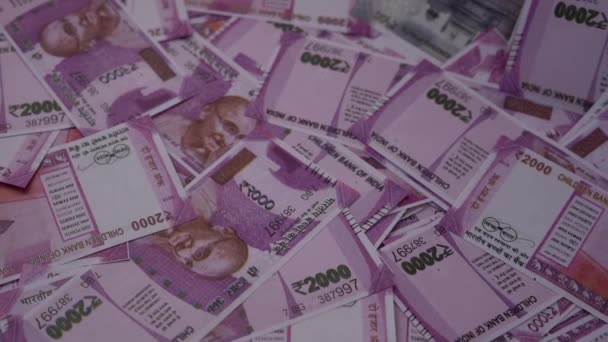 Indická měna peníze close up textura