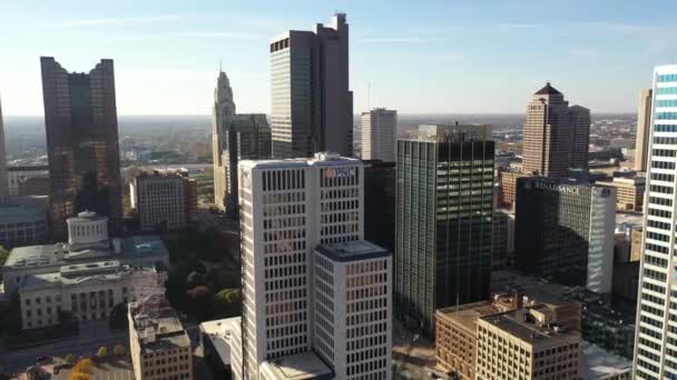 Columbus Ohio Hoofdstad Van Links Naar Rechts — Stockvideo