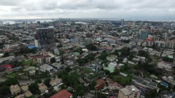 Tiro Lagos Cidade Nigéria — Vídeo de Stock