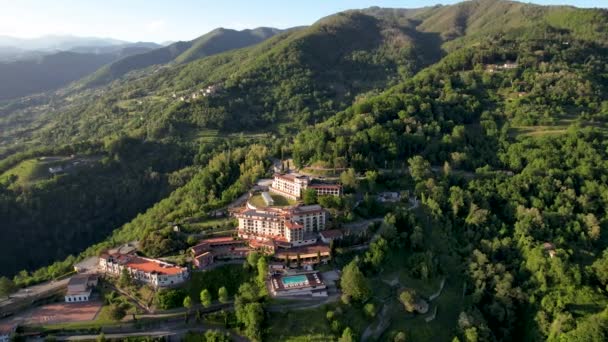 Resort Toscana Montanhas Itália Campo Europeu — Vídeo de Stock