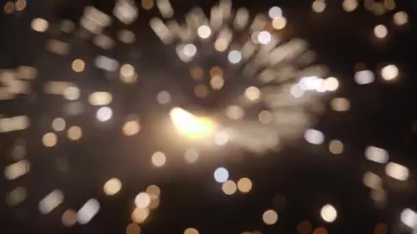 Captura Borrosa Fuegos Artificiales Una Galleta Conocida Como Chakra Chakri — Vídeo de stock