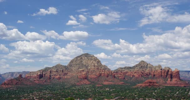 Capitol Butte Thunder Mountain Coffee Pot Rock Sedona Arizona Eua — Vídeo de Stock