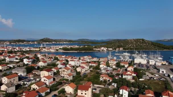 Hırvatistan Daki Adalar Doğa Özgürlük Okyanus — Stok video