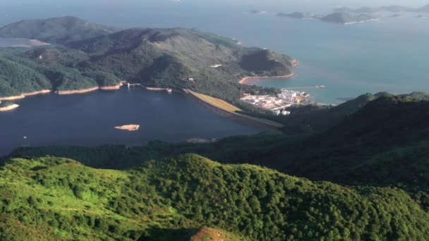 Mui Hong Kong May 2021 Top View Lantau Island Mui — стокове відео