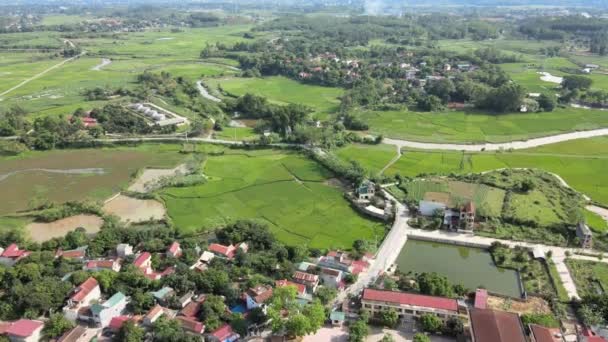 Village Traditionnel Dans Nord Vietnam — Video