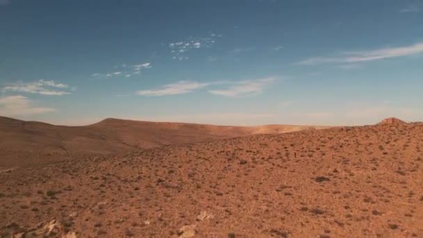 Revelador Tiro Dron Hermoso Desierto — Vídeos de Stock